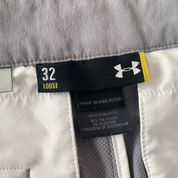 Under Armour 32 Loose Golf Pants Men’s Light Gray - Picture 6 of 9